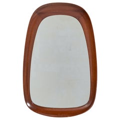 Glas & Trä, Wall Mirror, Teak, 1950s