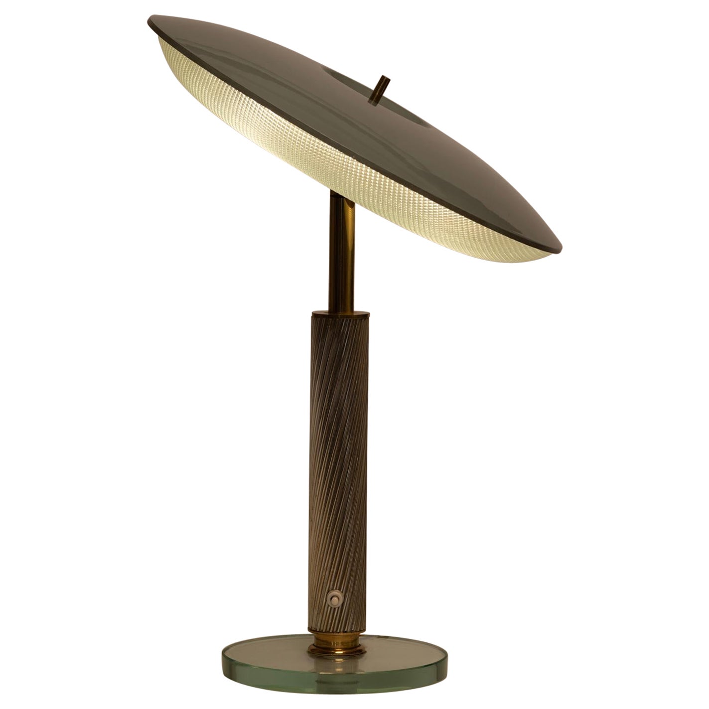 Rare 1940s Table Lamp by Pietro Chiesa for Fontana Arte, Italy.