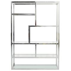 Chrome Etagere by Milo Baughman