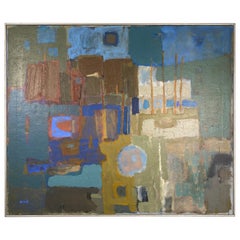 Abstraktes Gemälde der Moderne von John Byle
