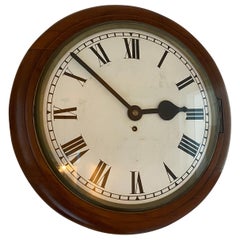 1900-1910's Fuse Smith Astral große antike Wanduhr