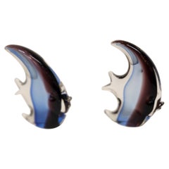 Art Glass Fish Paperweights