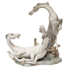 Vintage Lladro Porcelain Horse sculpture 