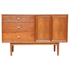 1950’s Walnut Credenza by Kipp Stewart for Drexel Declaration