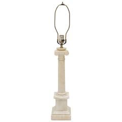 Alabaster Column Table Lamp 4