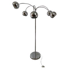 Chrome Floor Lamp 1970s France