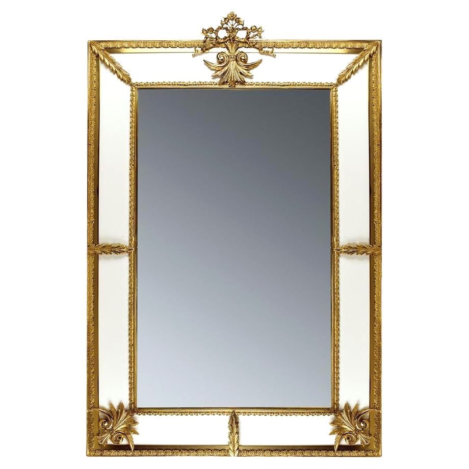 21st Century Golden Bronze Wall Mirror
