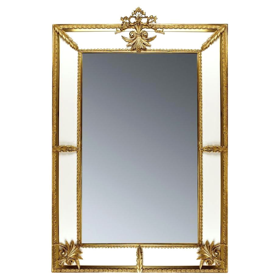 21st Century Golden Bronze Wall Mirror 