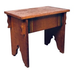 Used Amsterdam School Design Side Table, Netherlands 1920's