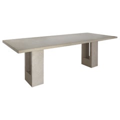 Carlo Scarpa & Marcel Breuer Marble "Delfi" Dining Table for Gavina, Italy 1980s