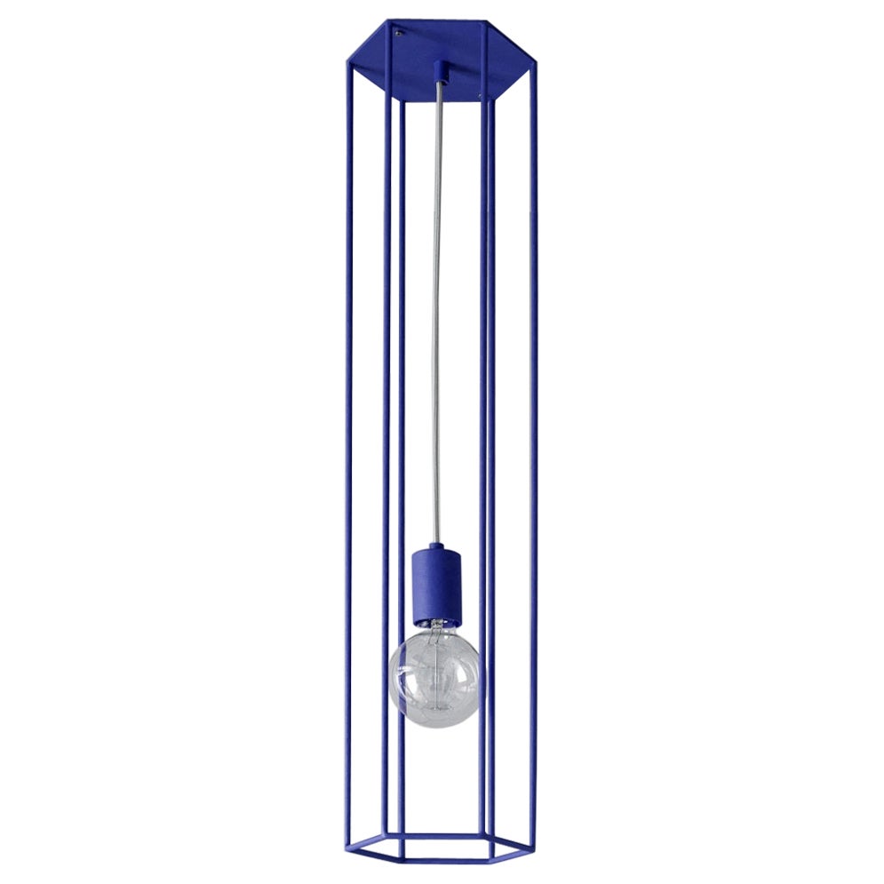 Lampada da soffitto Lines Hex Small Ultra Blue di +kouple