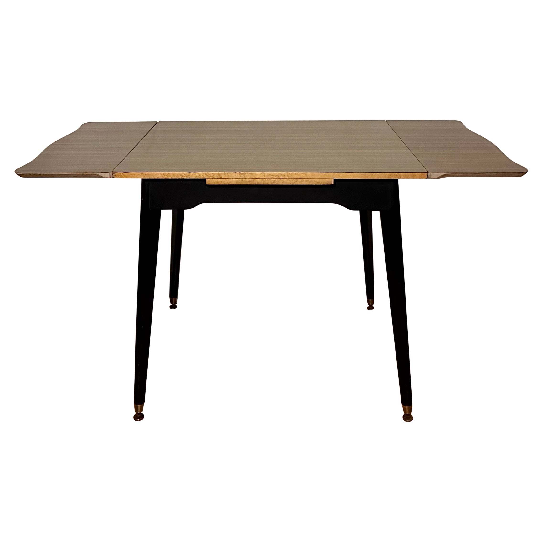Mid-Century Modern Extending Dining Formica Table