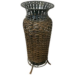 Woven Willow Stick  of Umbrella Stand  A lovely country piece