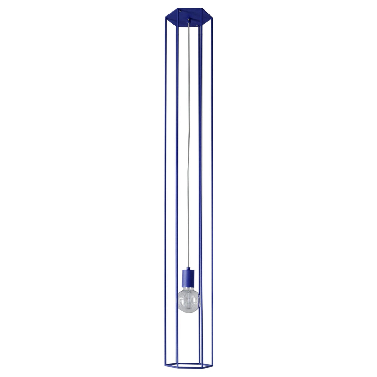 Lampada da soffitto Lines Hex Big Ultra Blue di +kouple