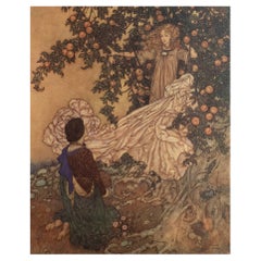 Original Vintage Print by Edmund Dulac, 1911.