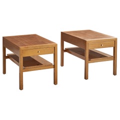 Brown Saltman, Comodini, Wood, Metallo, USA, anni '50