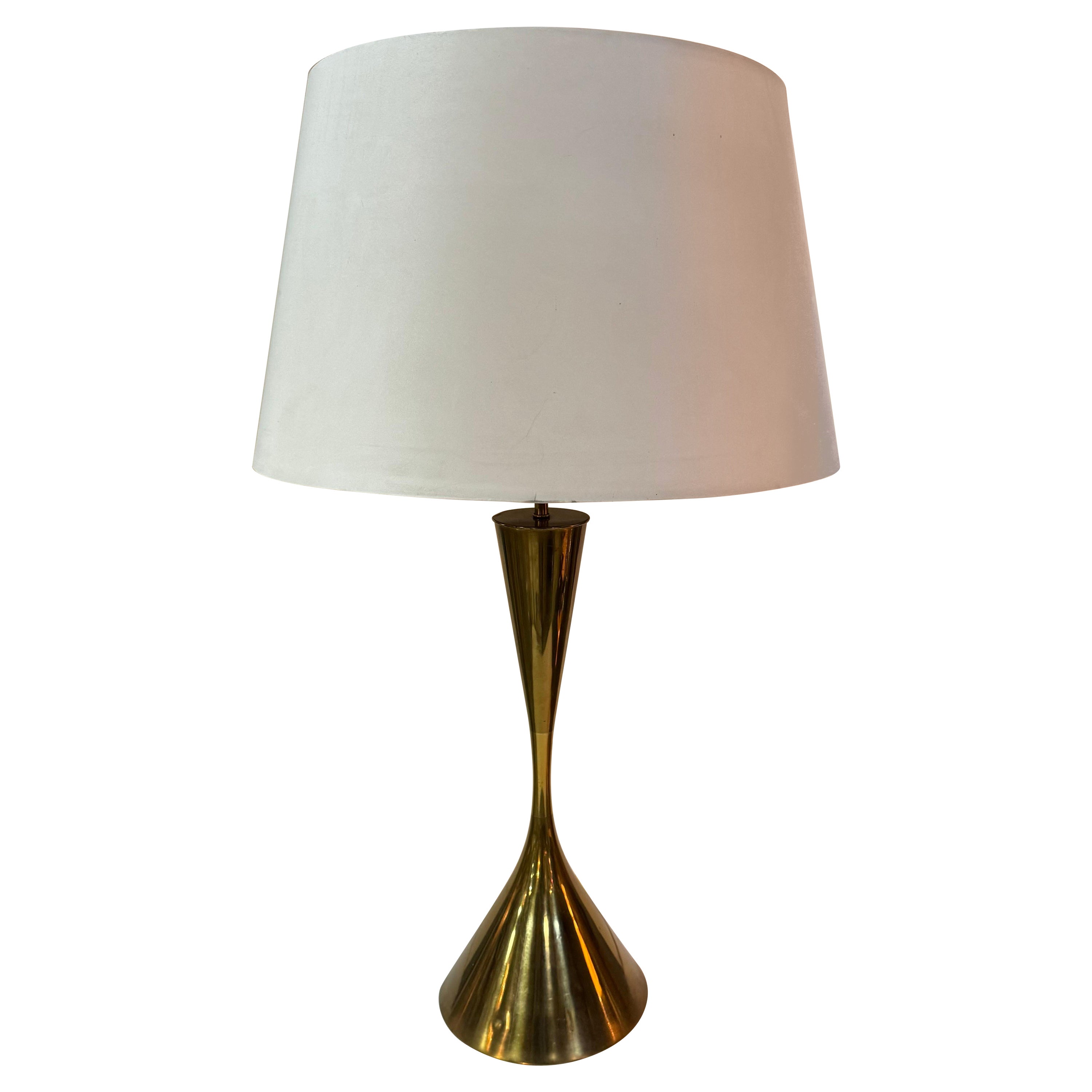Angelo Lelli Brass Table Lamp by Arredoluce Monza