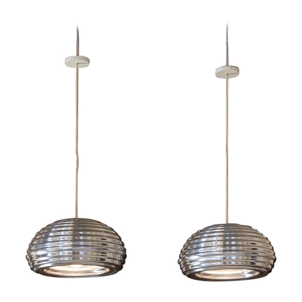 Pair of Splugen Brau lamps by Achille and Piergiacomo Castiglioni for Flos