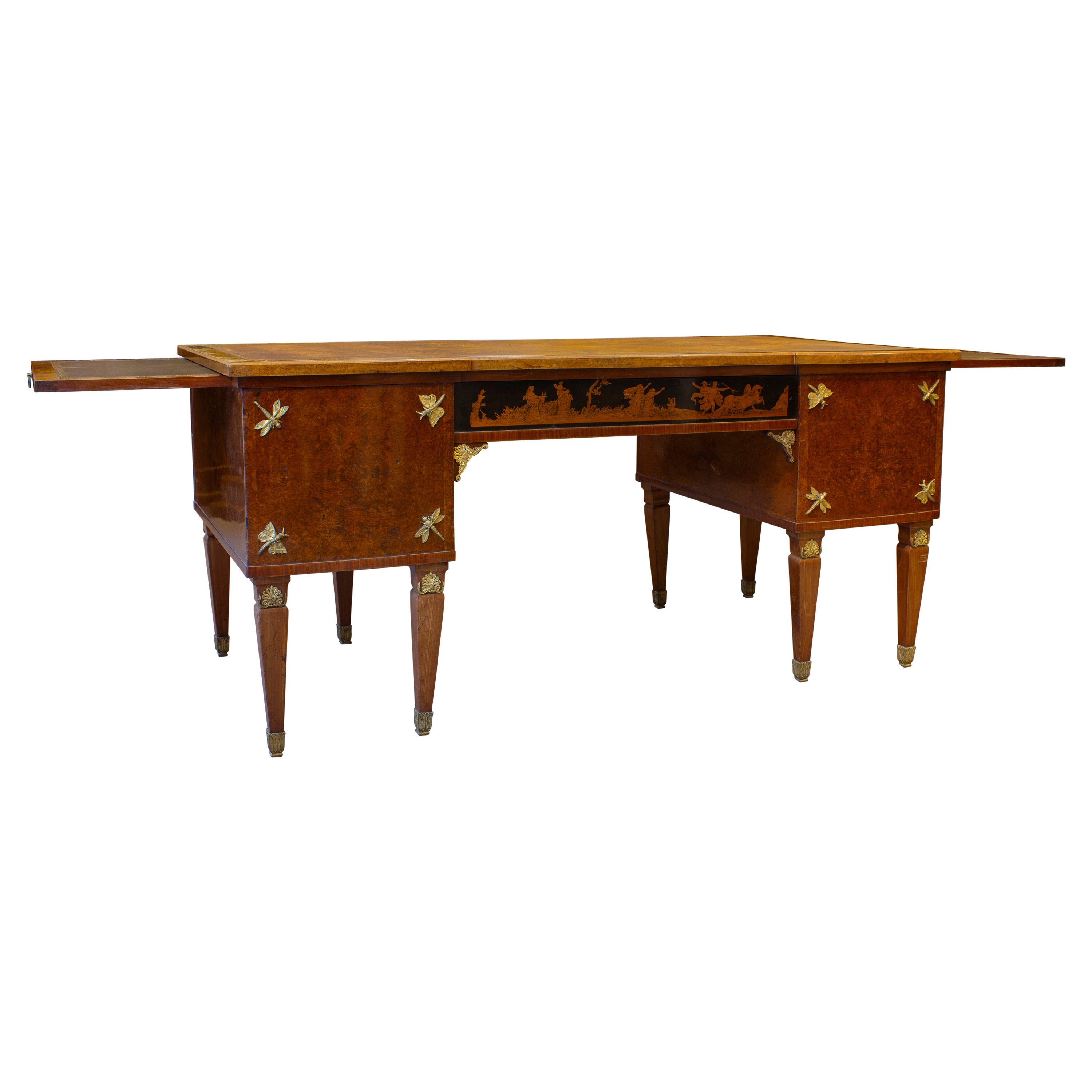 Liberty Outstanding Writing Desk Attributed to V. Ducrot 1930'