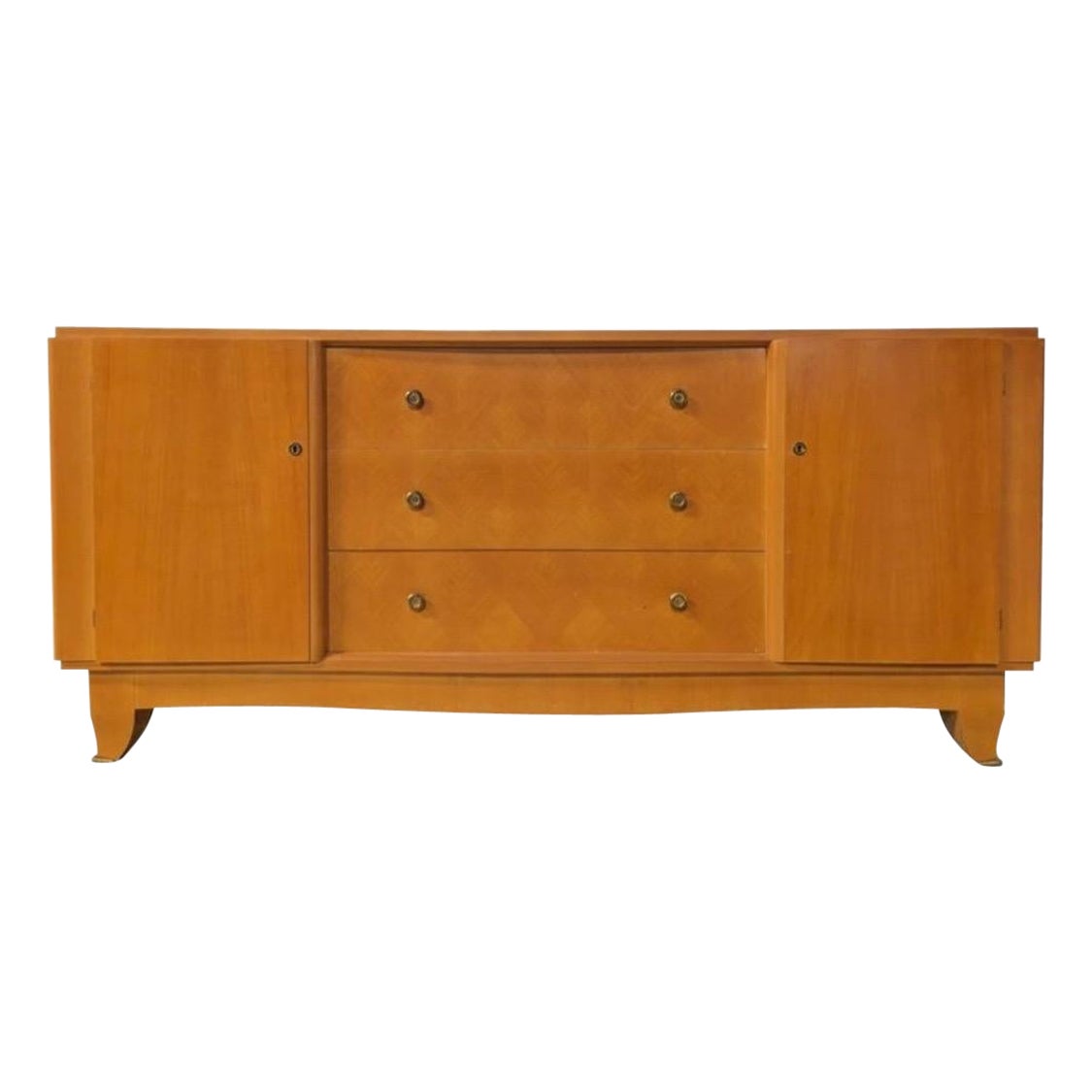 Sideboard in sycamore circa 1940 in the style of André Arbus