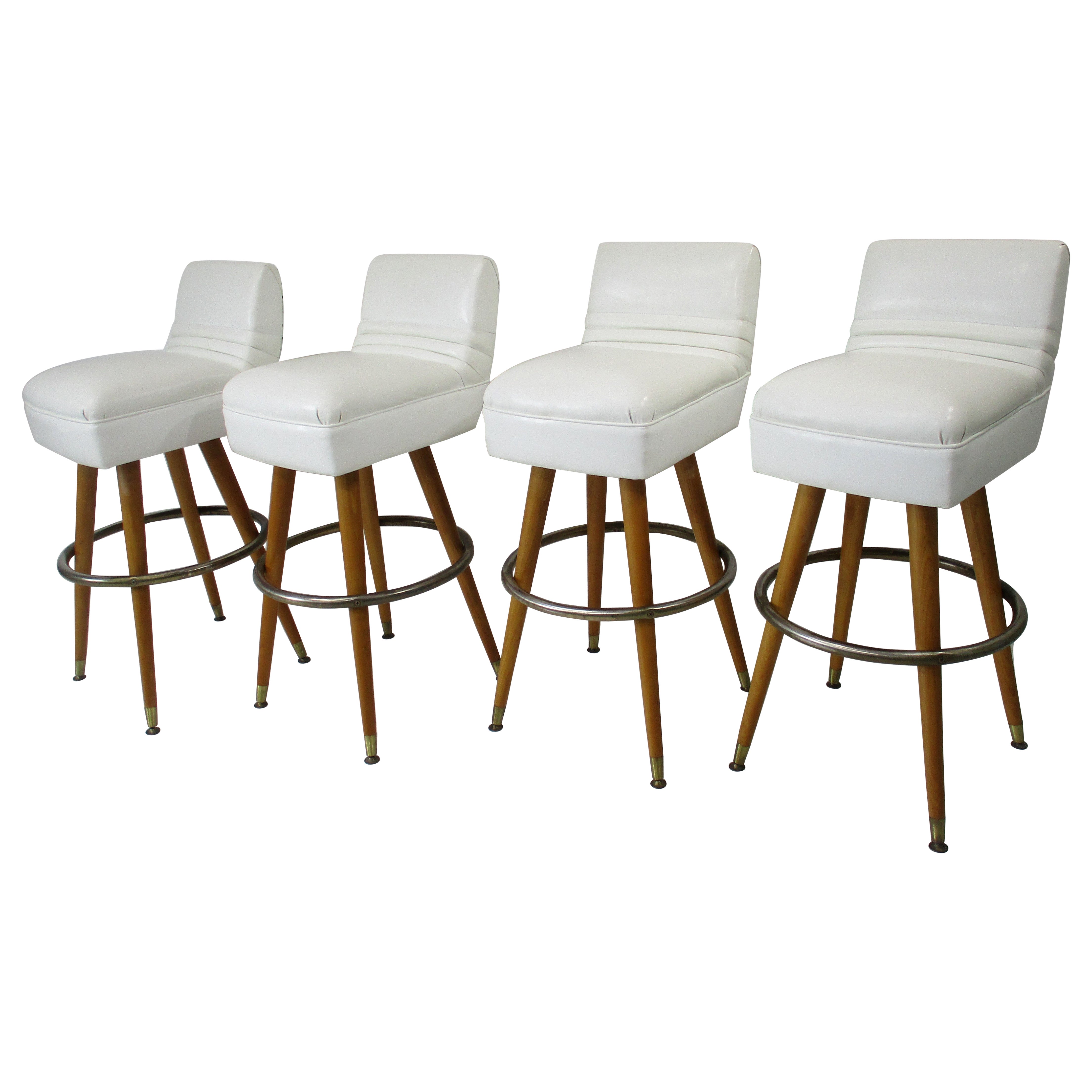 Mid Century Bar Stools in the style of Paul McCobb 