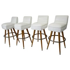 Vintage Mid Century Bar Stools in the style of Paul McCobb 