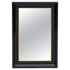 French Wall Mirrors with Black and Gilt Frames  (H 30 x W 20 1/8)