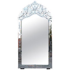 "Arsenale" Murano Glass Mirror, 800 French Style by Fratelli Tosi