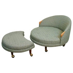 Adrian Pearsall "Havana" Lounge Chair and Ottoman for Craft Associates