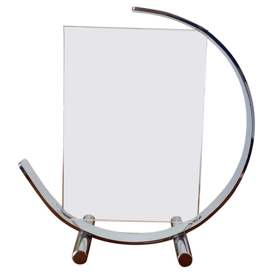 Art Deco Machine Age Chrome and Black Bakelite Picture Photo Frame by ...