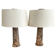 Marble “Adonis” Lamps by Thomas Pheasant for Baker
