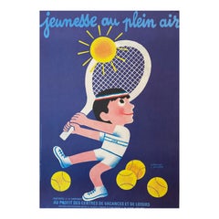 Original Vintage Poster, 'Jeunesse Au Plein Air' C. 1980 V. Morvan & L. Kouper
