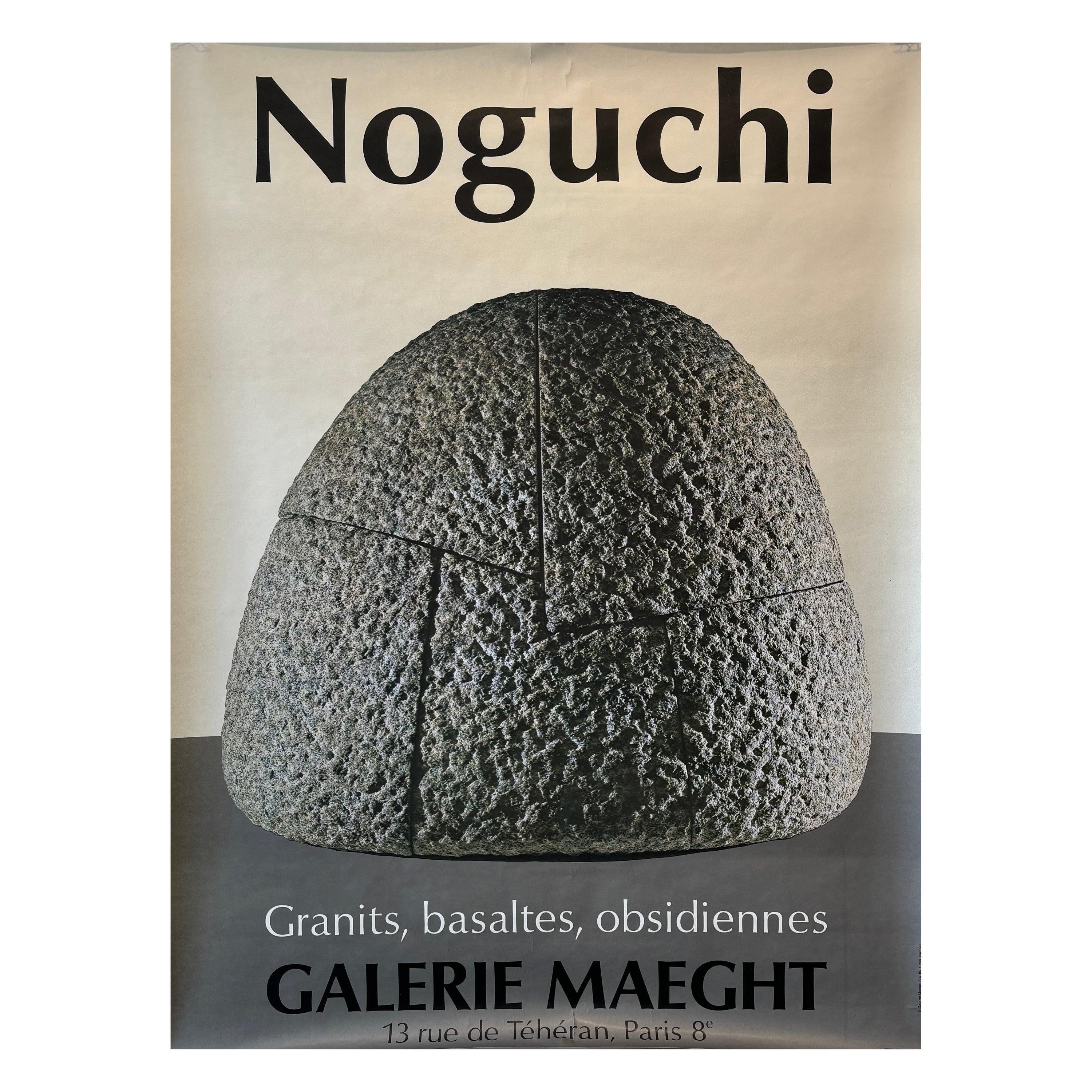 Original Vintage Exhibition Poster "NOGUCHI GALERIE MAEGHT", 1981