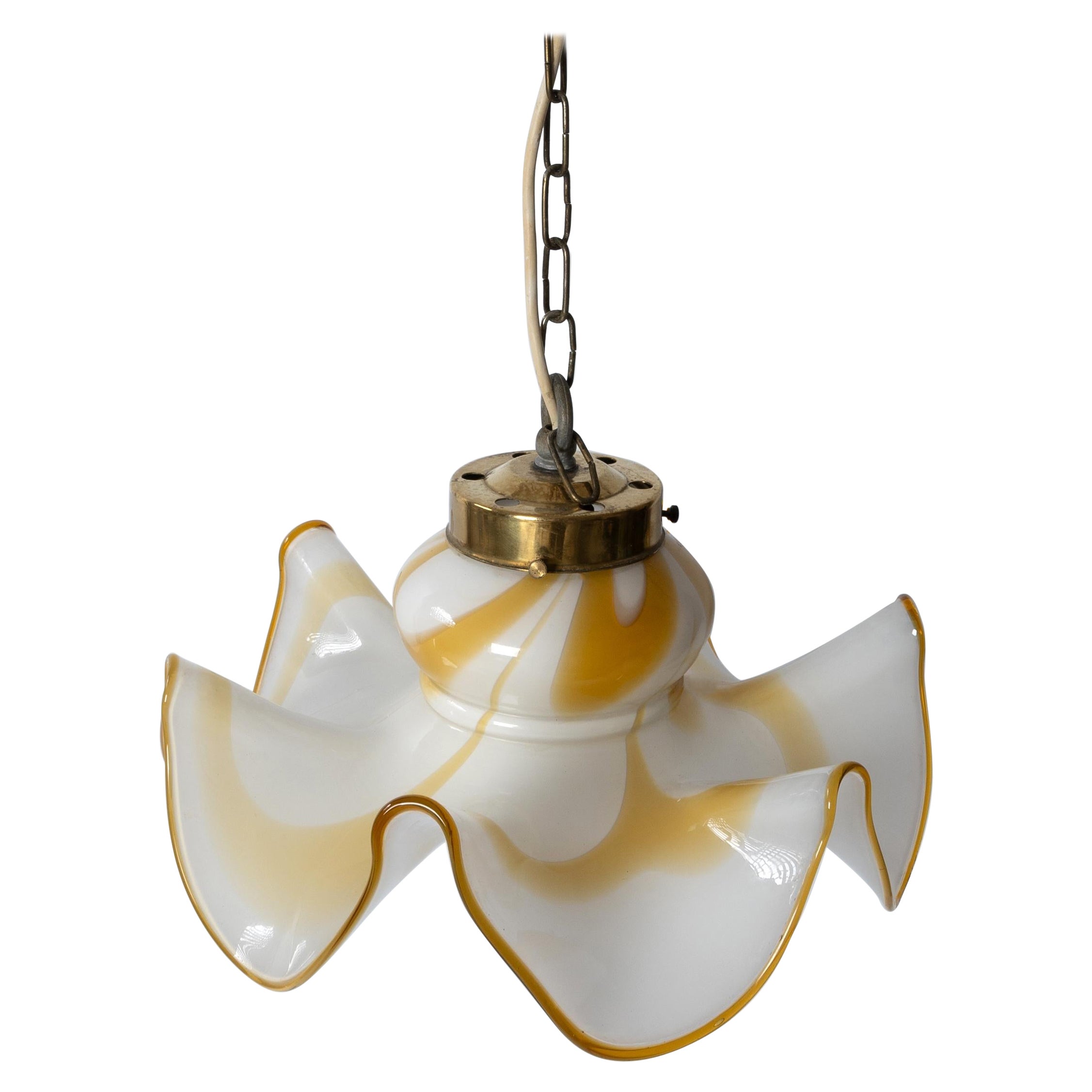 Murano Glass Pendant Lamp, Italy, 1970s