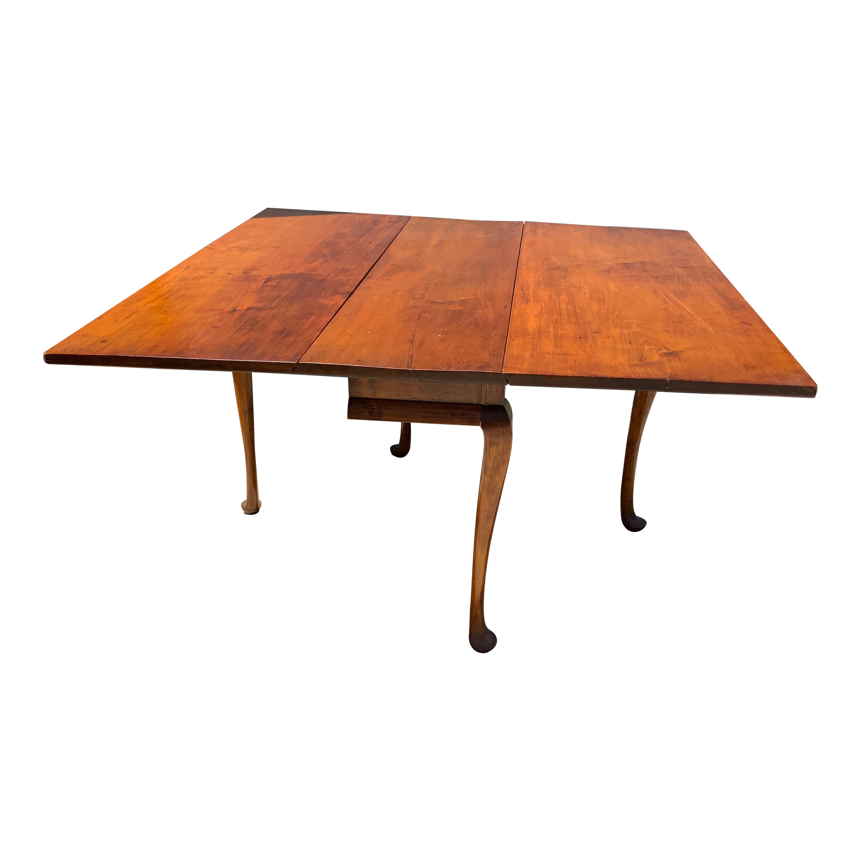 Queen Anne Maple Drop Leaf Table