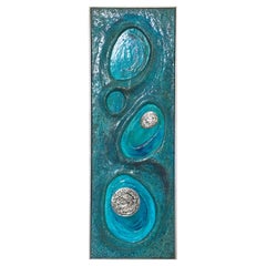 Peinture de sculpture californienne Lorraine Stelzer en résine 3D, 1969