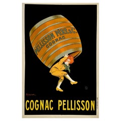 Leonetto Cappello (Italian 1875-1942) Framed Original Vintage Poster for Cognac