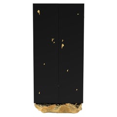 Angra-Schrank – handgefertigtes Lackholz und Messing – Boca do Lobo, Boca do Lobo