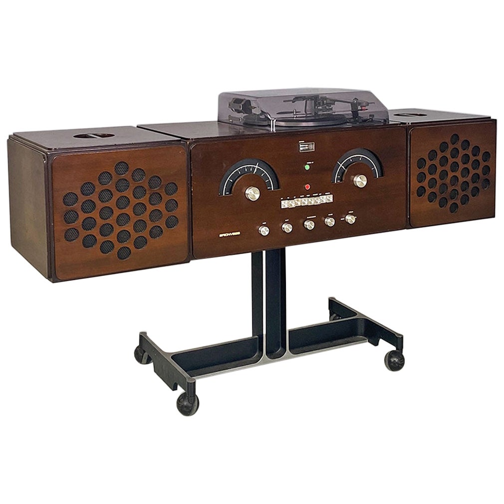 Italienische Radiophonographie RR126 und Plattenspieler von Castiglioni, Brionvega, 1960er Jahre