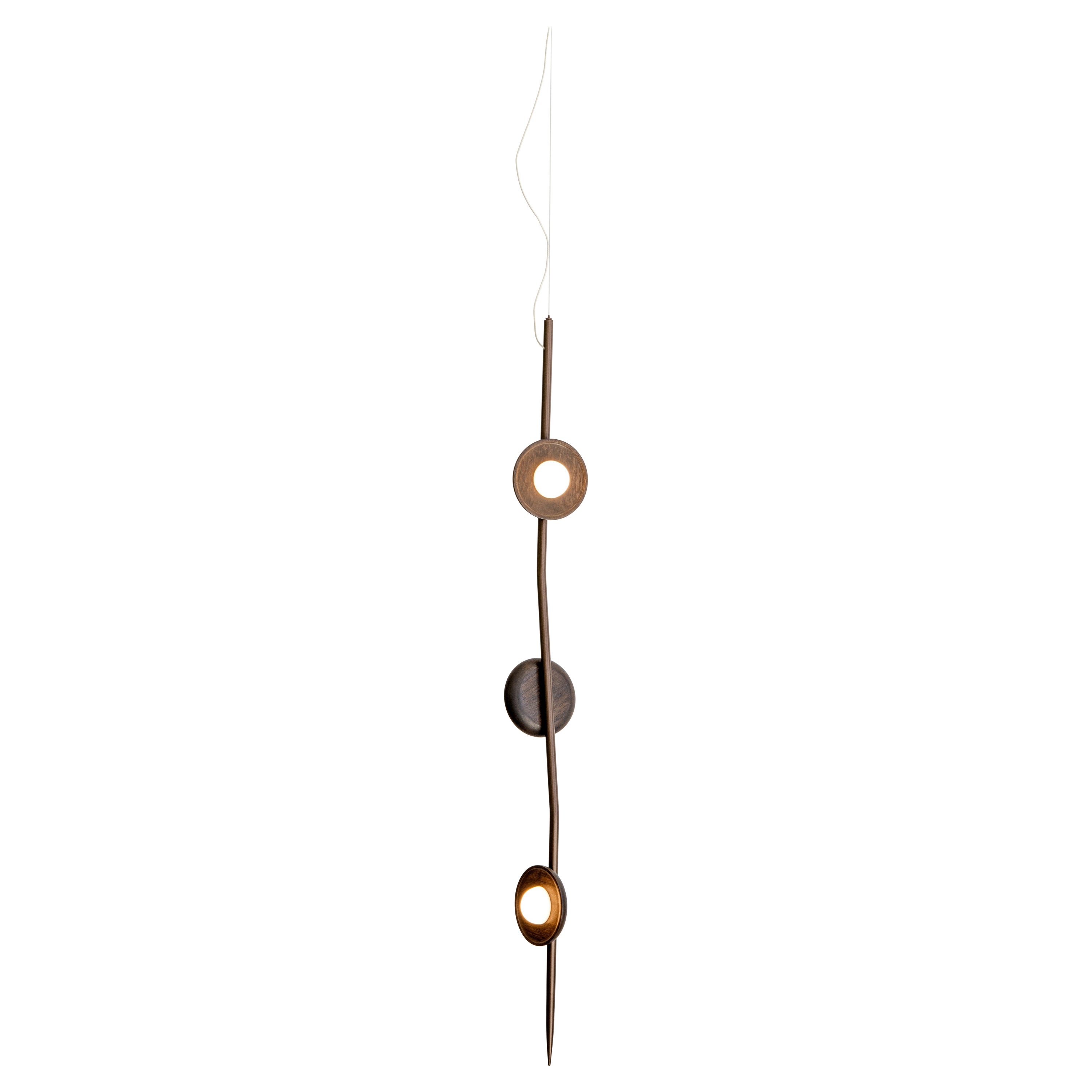 Lampada a sospensione verticale Natura di WJ Luminaire in vendita