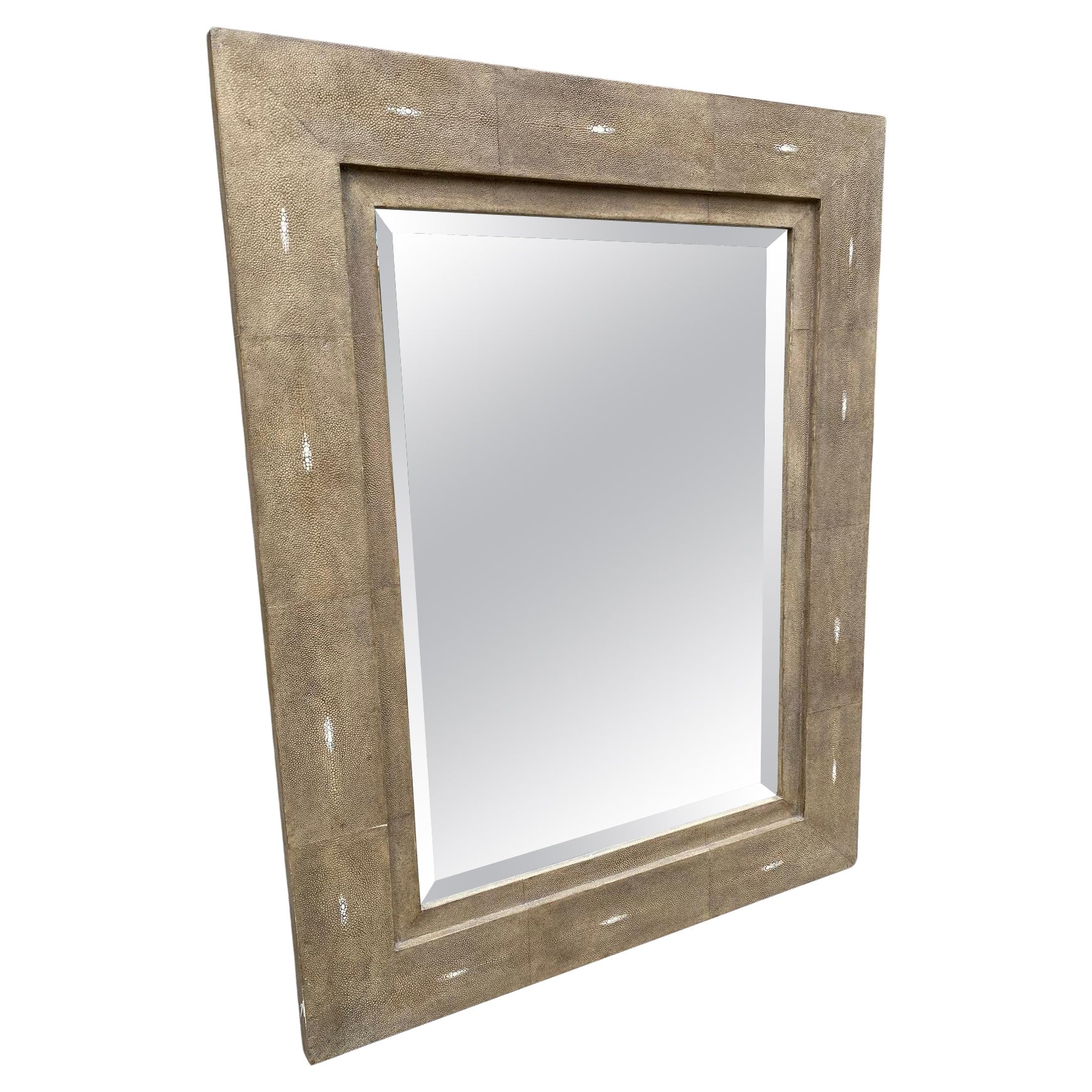 Shagreen Wall Mirror by R & Y Augousti