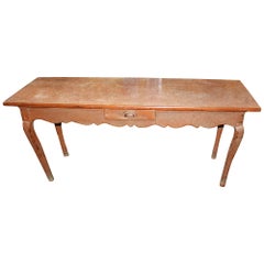 Mesa de panadero o pastelero francés del siglo XIX