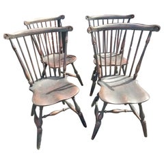 Used Early 20thc Replicas of  18thc Butterfly Windsor Chairs