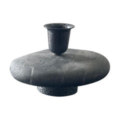 Stone candleholder