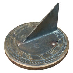 Vintage English Country Iron Garden Sundial