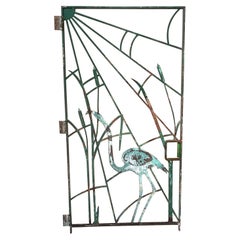 Vintage 1930s Wrought Iron Gate or Door