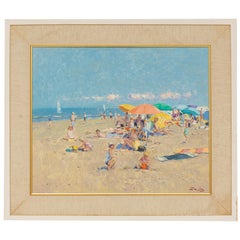 02**Impressionistic Beach Scene by Niek van der Plas