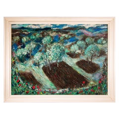 Paesaggio. Olio su tela. FRAU, José (Spagna, 1898-1976).