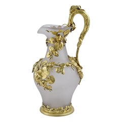 Eine viktorianische Silber vergoldet montiert Claret Krug Ewer
