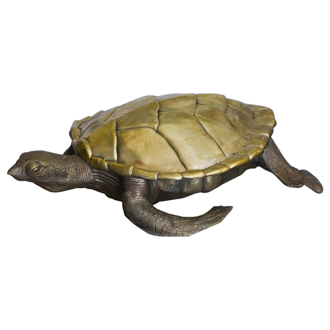 Brass "Turtle" Pocket Emptier, Handcrafted in Italy, Molto Edition